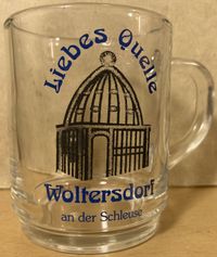 Henkelglasbecher Liebesquelle Woltersdorf an der Schleuse